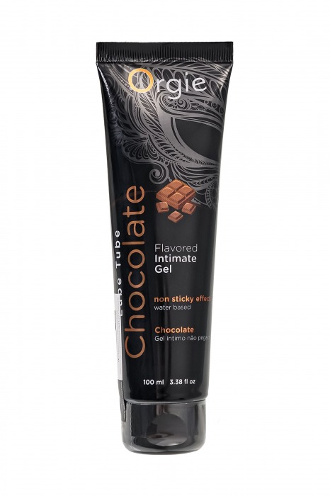 Интимный гель на водной основе Lube Tube Chocolate с шоколадным вкусом - 100 мл. - ORGIE - купить с доставкой в Северске