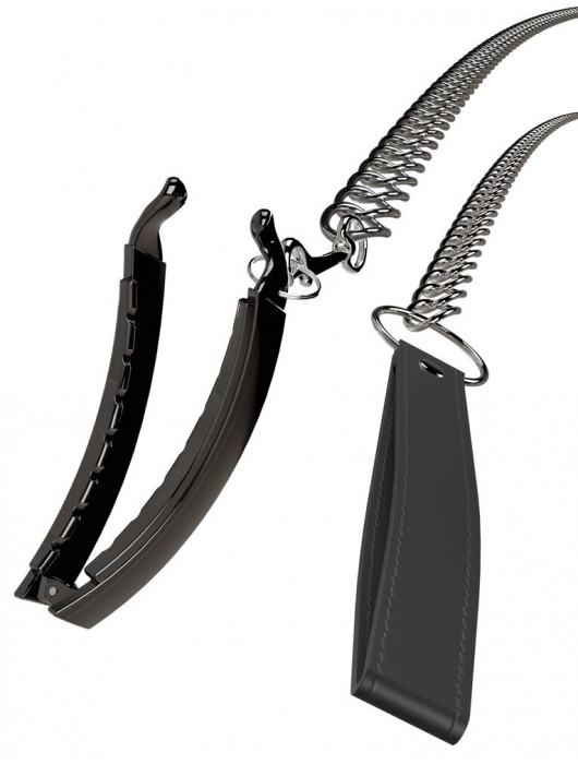 Зажим для половых губ с поводком Pussy Clamp With A Leash - Orion - купить с доставкой в Северске