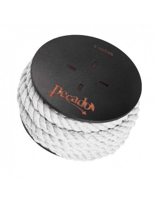 Белая веревка для шибари на катушке - 5 м. - Pecado - купить с доставкой в Северске