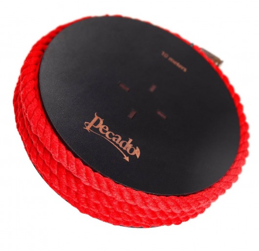 Красная веревка для шибари на катушке - 10 м. - Pecado - купить с доставкой в Северске