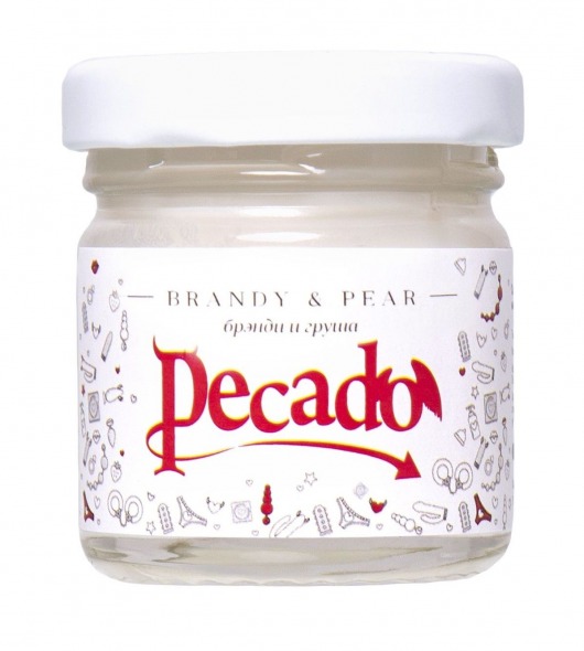 Массажная свеча Brandy   Pear - 35 мл. - Pecado - купить с доставкой в Северске