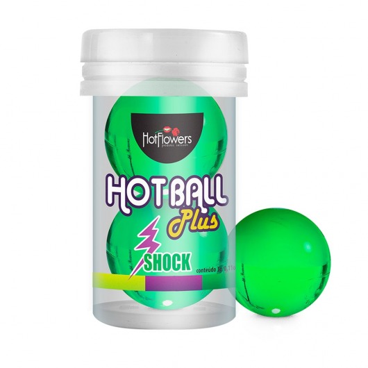 Лубрикант на силиконовой основе Hot Ball Plus с покалывающим эффектом (2 шарика по 3 гр.) - HotFlowers - купить с доставкой в Северске