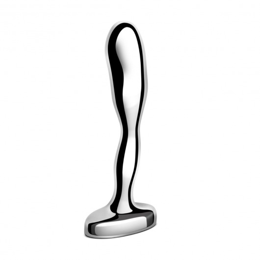 Стальной стимулятор простаты Stainless Steel Prostate Plug - 11,5 см. - b-Vibe - в Северске купить с доставкой