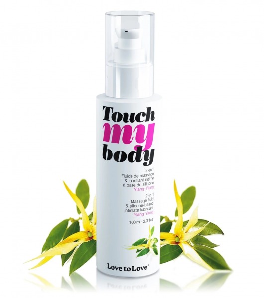 Силиконовый лубрикант 2-в-1 Touch My Body с ароматом иланг-иланга - 100 мл. - Love to Love - купить с доставкой в Северске