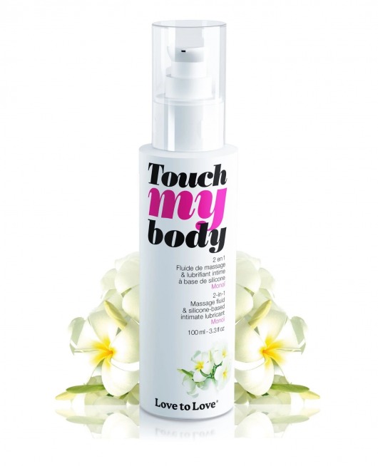 Силиконовый лубрикант 2-в-1 Touch My Body с ароматом моной - 100 мл. - Love to Love - купить с доставкой в Северске