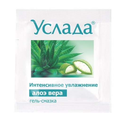 Гель-смазка «Услада с алоэ» - 3 гр. - Биоритм - купить с доставкой в Северске