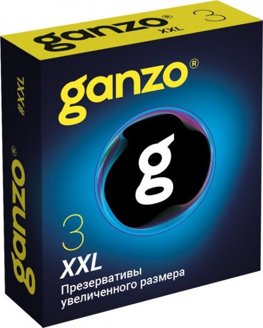 Презервативы увеличенного размера Ganzo XXL - 3 шт. - Ganzo - купить с доставкой в Северске