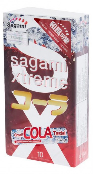 Ароматизированные презервативы Sagami Xtreme COLA - 10 шт. - Sagami - купить с доставкой в Северске