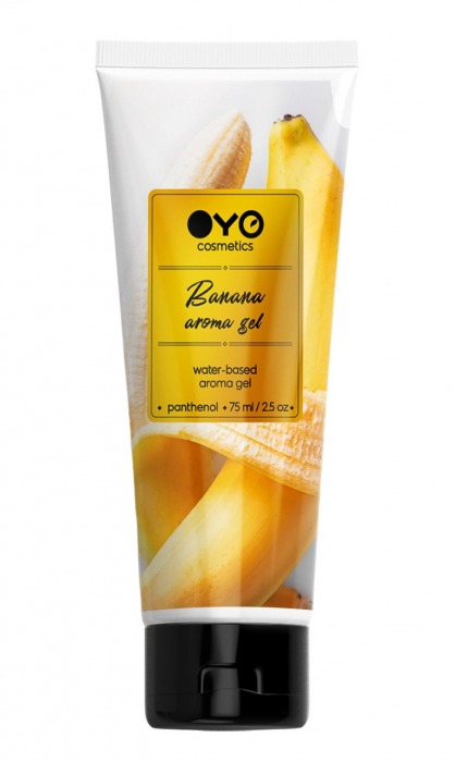 Лубрикант на водной основе OYO Aroma Gel Banana с ароматом банана - 75 мл. - OYO - купить с доставкой в Северске