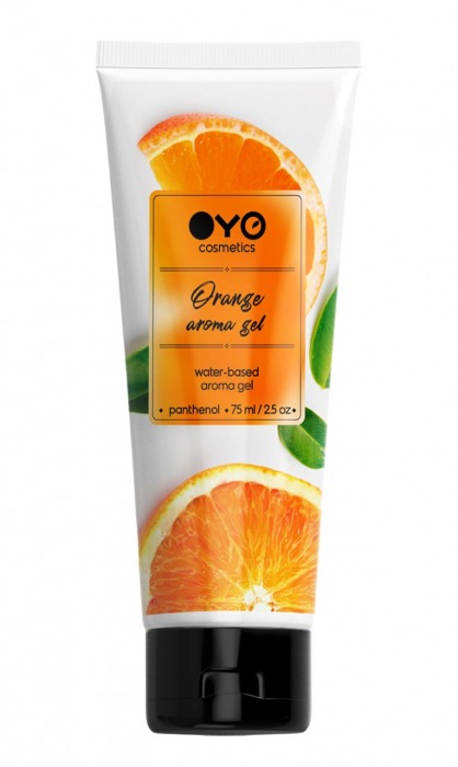 Лубрикант на водной основе OYO Aroma Gel Orange с ароматом апельсина - 75 мл. - OYO - купить с доставкой в Северске