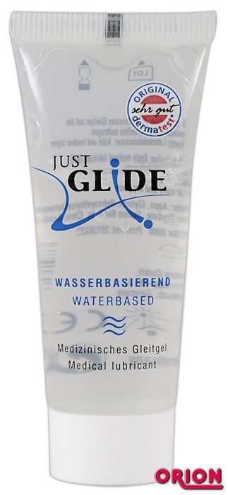 Вагинальная смазка на водной основе JUSTGLIDE - 20 мл. - Orion - купить с доставкой в Северске
