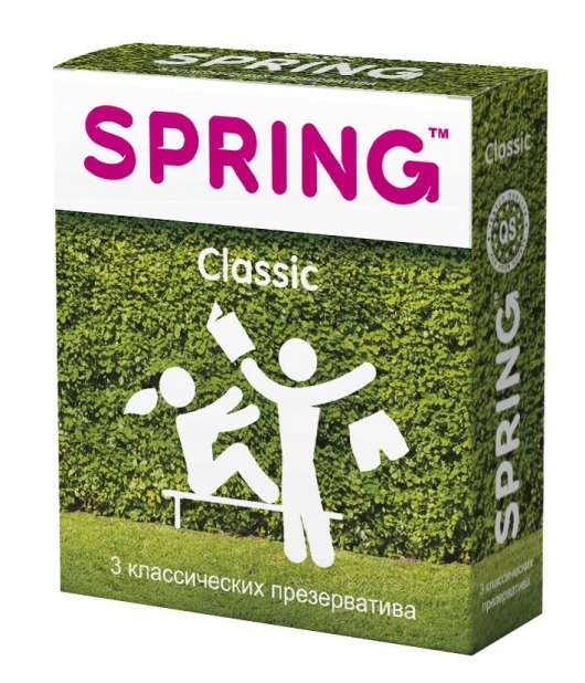 Классические презервативы SPRING CLASSIC - 3 шт. - SPRING - купить с доставкой в Северске