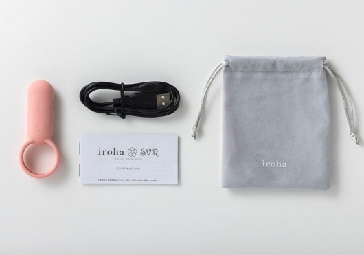 Коралловое эрекционное кольцо Iroha SVR Coral Pink - Tenga - в Северске купить с доставкой