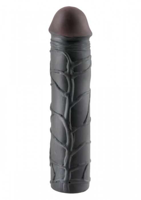 Чёрная удлиняющая насадка MEGA 3 EXTENSION - 22,8 см. - Pipedream - в Северске купить с доставкой