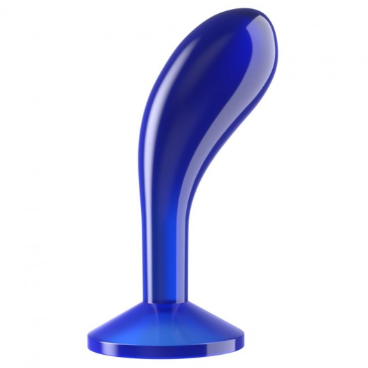 Синяя анальная втулка Flawless Clear Prostate Plug 6.0 - 15 см. - Lovetoy - в Северске купить с доставкой