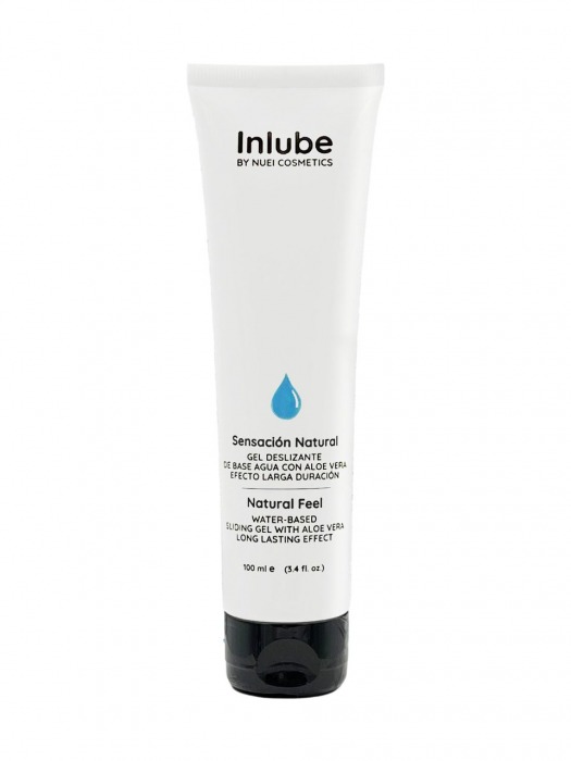 Интимный лубрикант с алоэ вера Inlube Natural Feel - 100 мл. - Nuei cosmetics - купить с доставкой в Северске