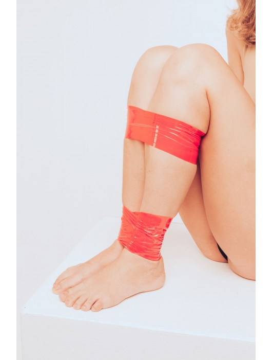 Красная бондажная лента Endorphin - Lola Games - купить с доставкой в Северске