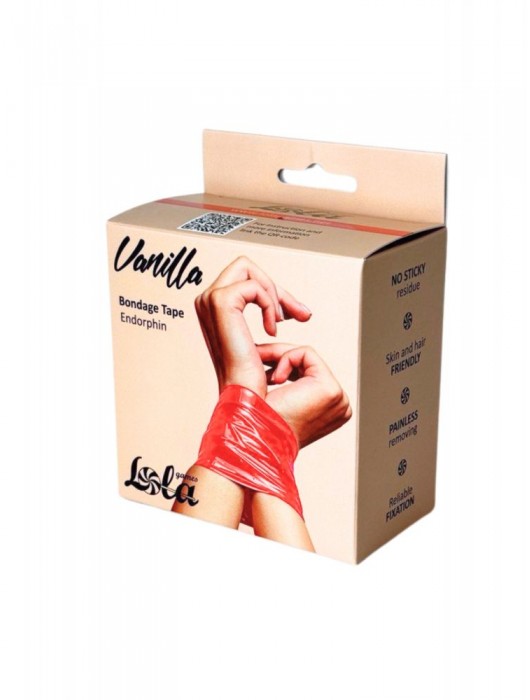 Красная бондажная лента Endorphin - Lola Games - купить с доставкой в Северске