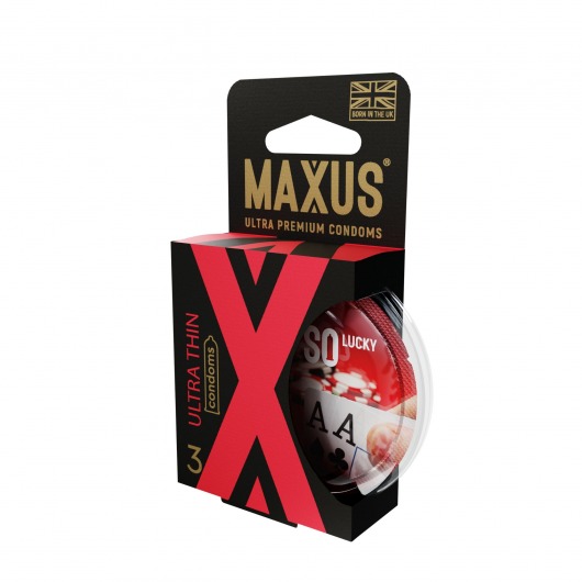 Ультратонкие презервативы MAXUS AIR Ultra Thin - 3 шт. - Maxus - купить с доставкой в Северске