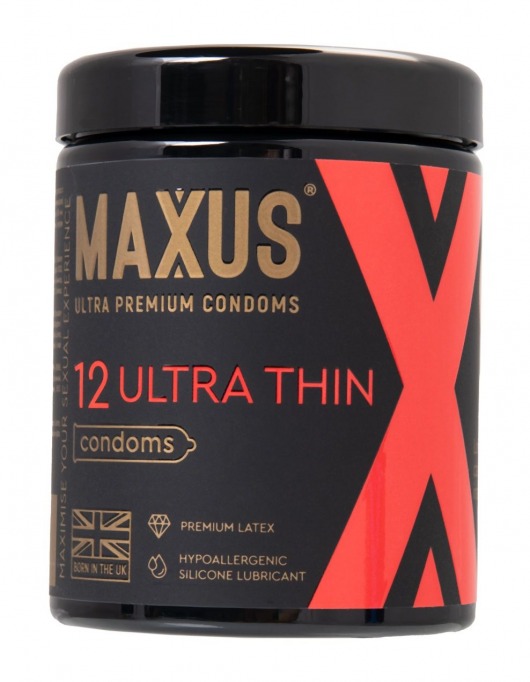 Ультратонкие презервативы MAXUS Ultra Thin - 12 шт. - Maxus - купить с доставкой в Северске