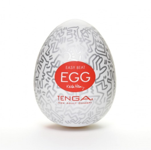 Мастурбатор-яйцо Keith Haring EGG PARTY - Tenga - в Северске купить с доставкой