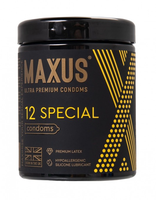 Презервативы с точками и рёбрами MAXUS Special - 12 шт. - Maxus - купить с доставкой в Северске