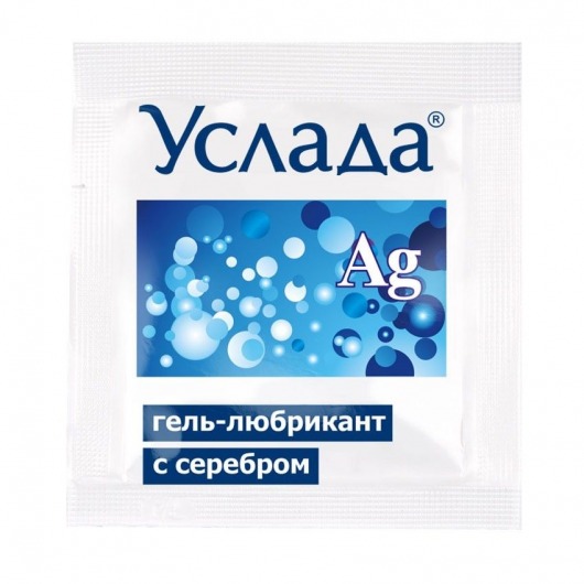 Гель-лубрикант «Услада с серебром» - 3 гр. - Биоритм - купить с доставкой в Северске