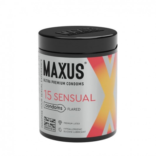 Анатомические презервативы MAXUS Sensual - 15 шт. - Maxus - купить с доставкой в Северске