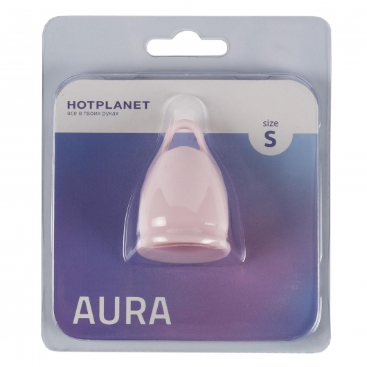 Розовая менструальная чаша Aura S - HOT planet - купить с доставкой в Северске
