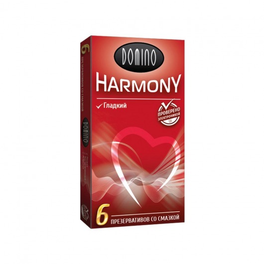 Гладкие презервативы Domino Harmony - 6 шт. - Domino - купить с доставкой в Северске