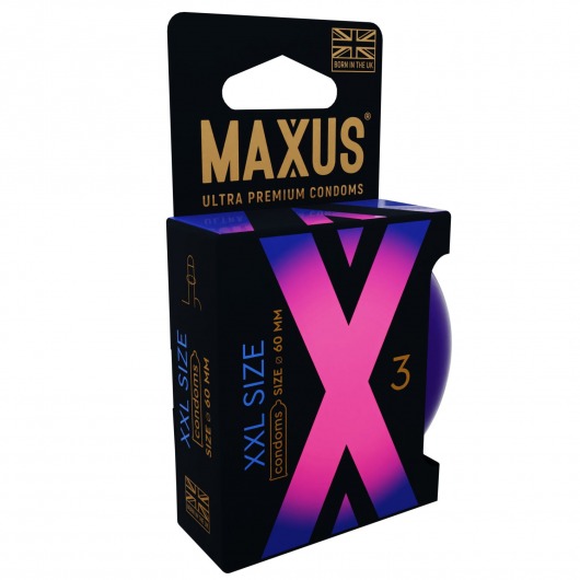 Презервативы Maxus XXL увеличенного размера - 3 шт. - Maxus - купить с доставкой в Северске