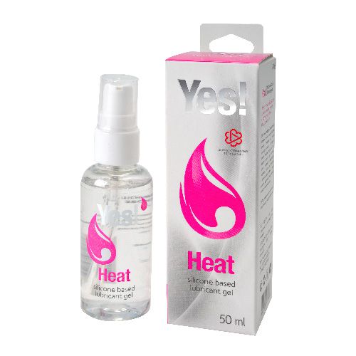 Возбуждающая силиконовая вагинальная смазка Yes Heat - 50 мл. - Sitabella - купить с доставкой в Северске