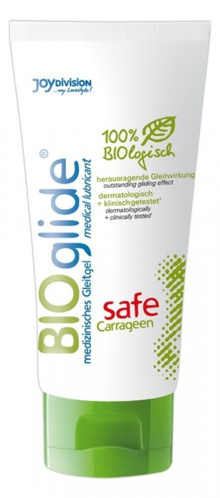 Гель-лубрикант на водной основе BIOglide safe Carrageen - 100 мл. - Joy Division - купить с доставкой в Северске