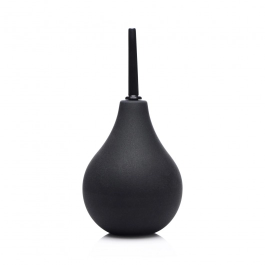 Черный анальный душ Thin Tip Enema Bulb - XR Brands - купить с доставкой в Северске