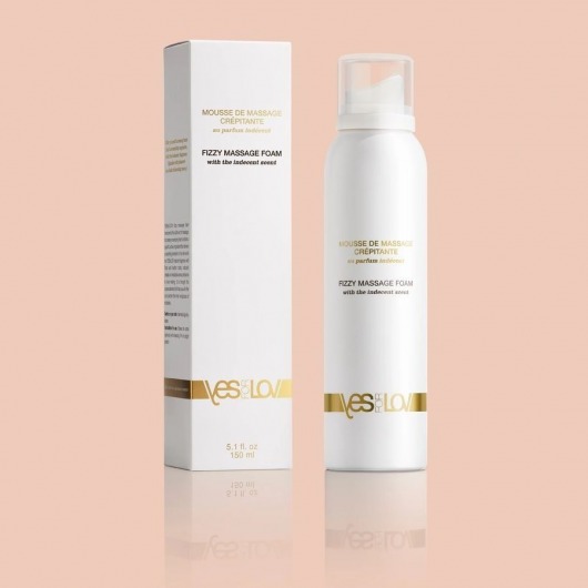 Массажная пена Fizzy Massage Foam - 150 мл. - YESforLOV - купить с доставкой в Северске
