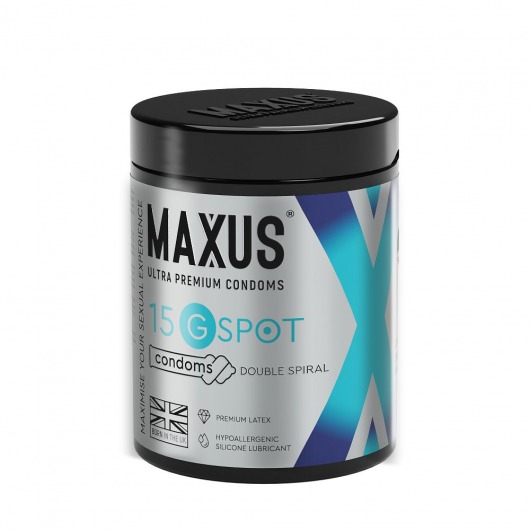 Гладкие презервативы Maxus G spot с двойной спиралью - 15 шт. - Maxus - купить с доставкой в Северске