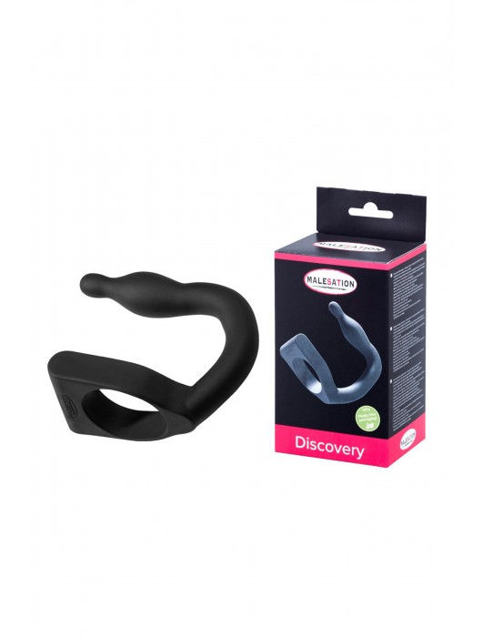 Эрекционное кольцо с вибровтулкой Discovery - MALESATION - в Северске купить с доставкой
