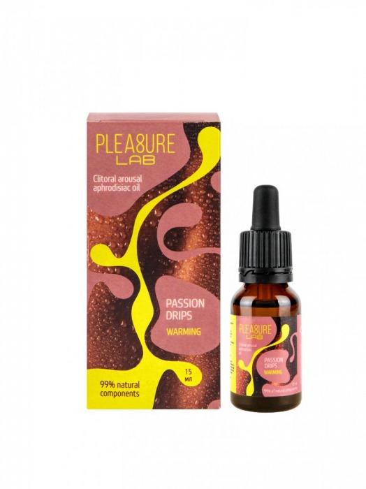Капли с согревающим эффектом Passion Drips Warming - 15 мл. - Pleasure Lab - купить с доставкой в Северске