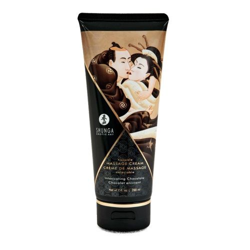 Массажный крем для тела с ароматом шоколада Intoxicating Chocolate - 200 мл. - Shunga - купить с доставкой в Северске