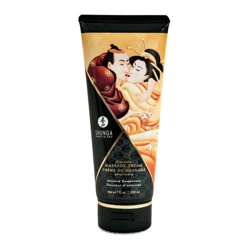 Массажный крем для тела с ароматом миндаля Almond Sweetness - 200 мл. - Shunga - купить с доставкой в Северске