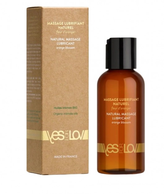 Натуральная массажная смазка Natural Lubricant Orange Blossom - 100 мл. - YESforLOV - купить с доставкой в Северске