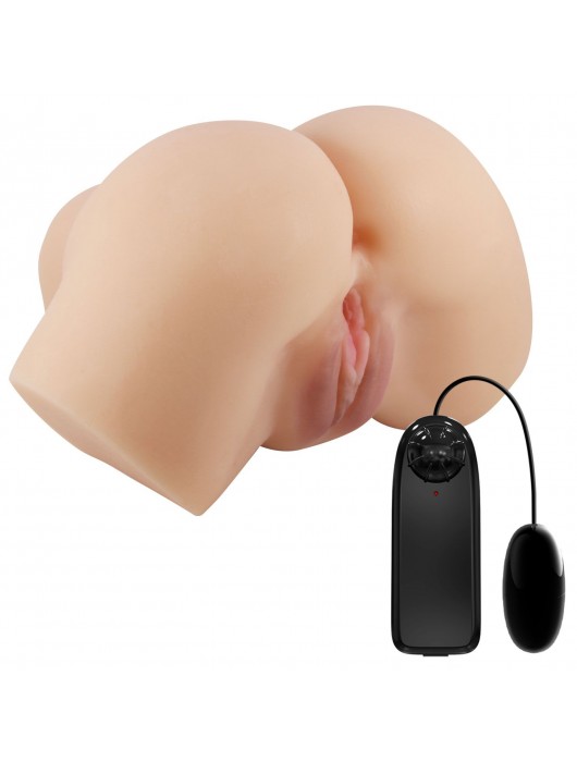 Телесный мастурбатор-полуторс Hailey с вибрацией - Baile - в Северске купить с доставкой