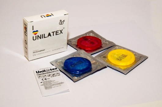 Разноцветные ароматизированные презервативы Unilatex Multifruits - 3 шт. - Unilatex - купить с доставкой в Северске