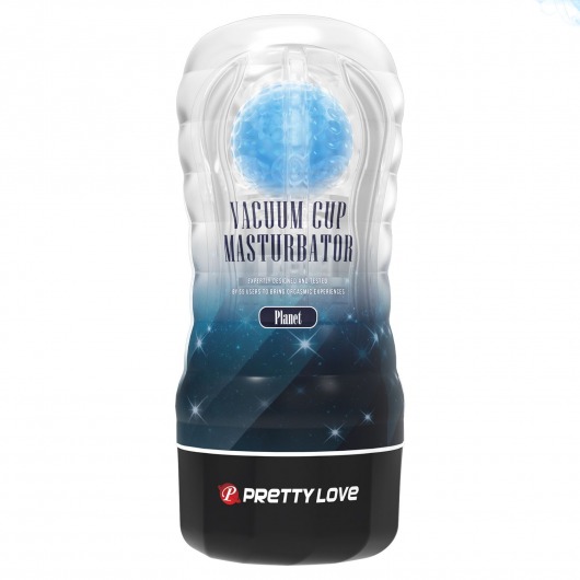 Прозрачный текстурированный мастурбатор Vacuum Cup Masturbator Planet - Baile - в Северске купить с доставкой