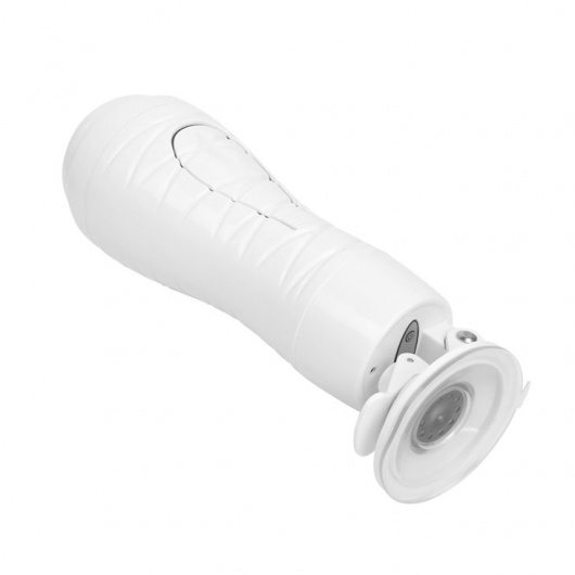 Мастурбатор-вагина Flora White с присоской и 12 режимами вибрации - Baile - в Северске купить с доставкой