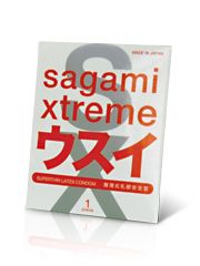 Ультратонкий презерватив Sagami Xtreme SUPERTHIN - 1 шт. - Sagami - купить с доставкой в Северске