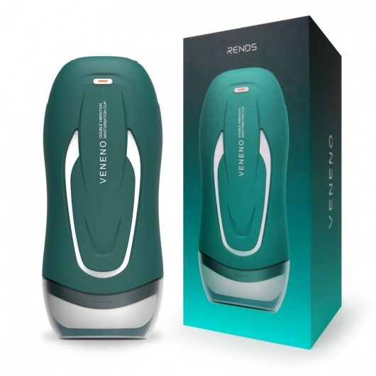 Зеленый вибромастурбатор с голосовым сопровождением Veneno - Rends - в Северске купить с доставкой