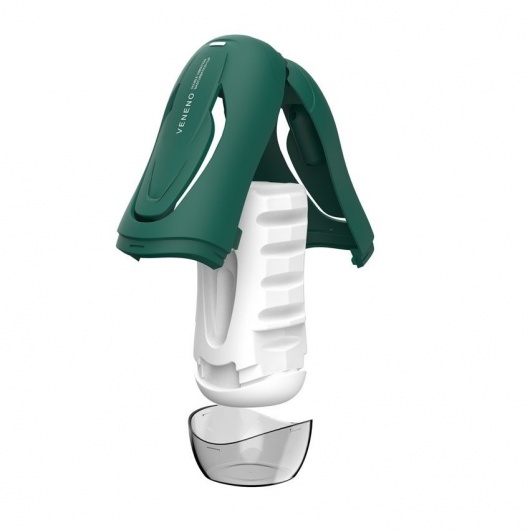 Зеленый вибромастурбатор с голосовым сопровождением Veneno - Rends - в Северске купить с доставкой