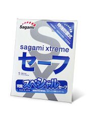 Презерватив Sagami Xtreme Ultrasafe с двойным количеством смазки - 1 шт. - Sagami - купить с доставкой в Северске