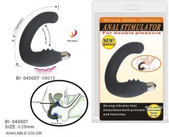 Чёрный вибростимулятор простаты - Baile - в Северске купить с доставкой